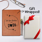 Optional Faux Leather Journal Gift Wrapping