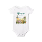 Personalized Onesie with a Name and Date
