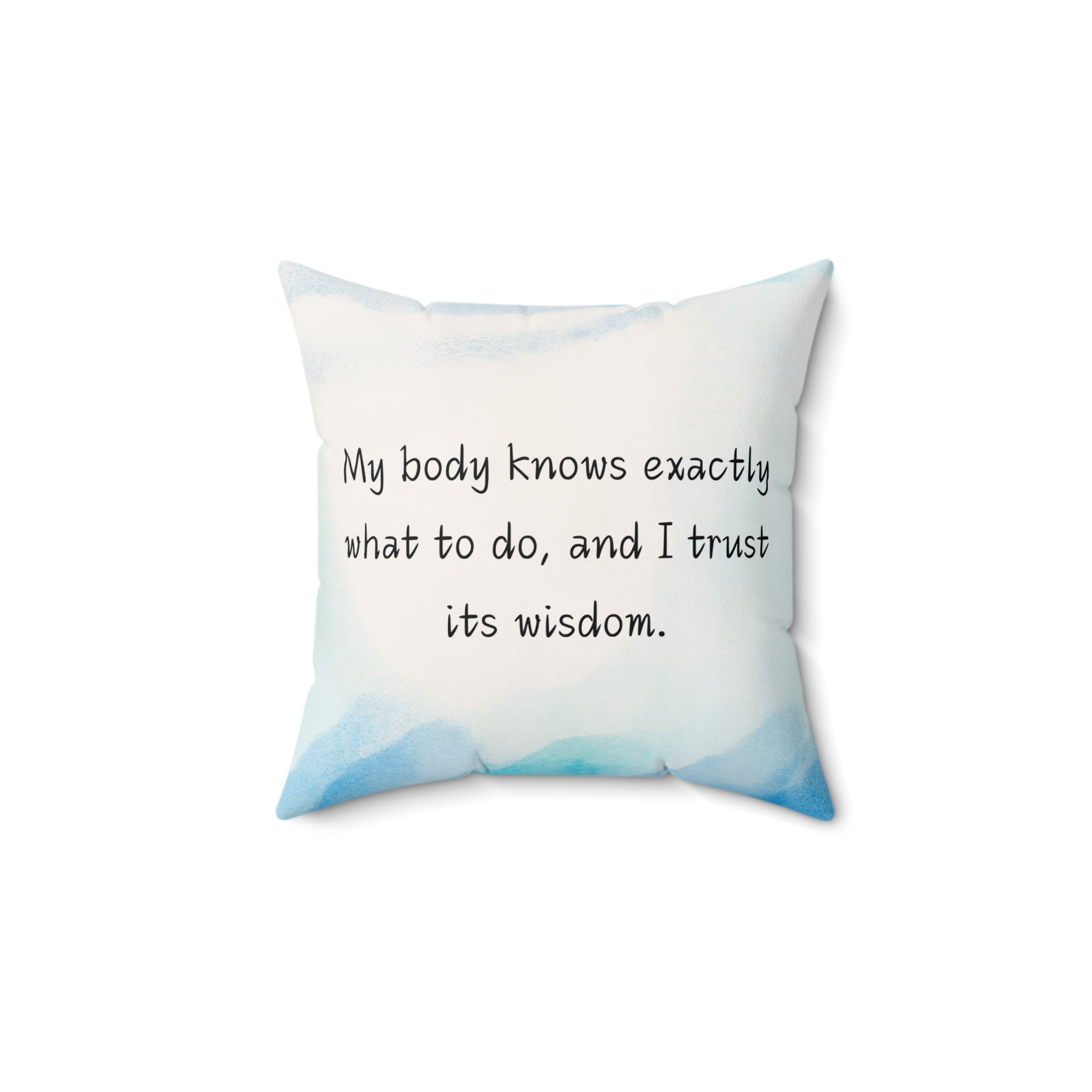 Birth Affirmation Pillow for Birthing Space