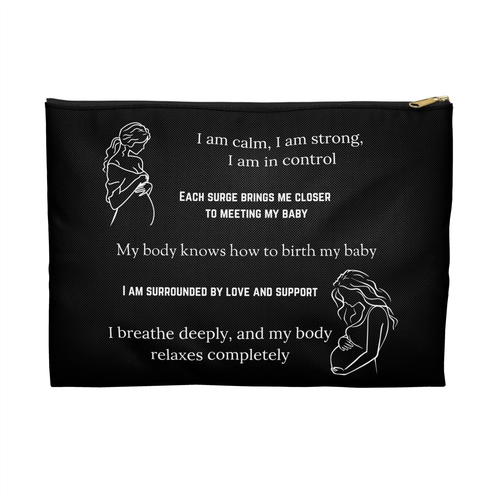 Affirmations Accessory Pouch for your Hypnobirthing Anchors