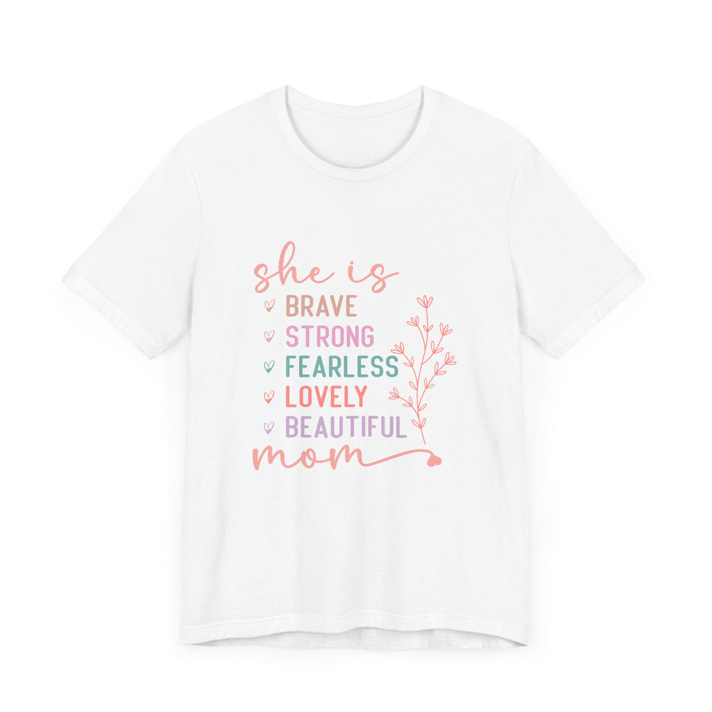 Camiseta de manga corta de jersey "Ella es mamá" | Canadá 
