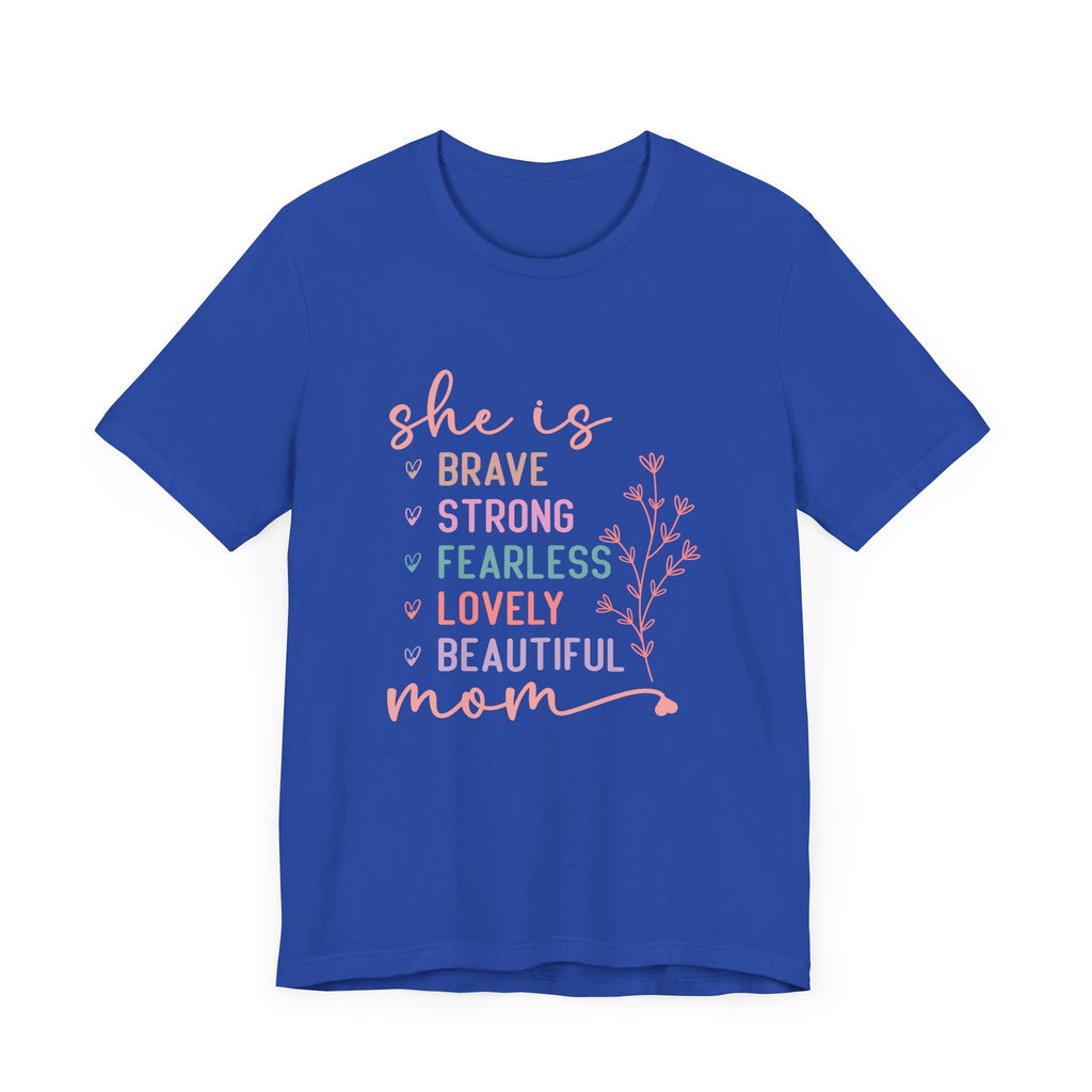 Camiseta de manga corta de jersey "Ella es mamá" | Canadá 
