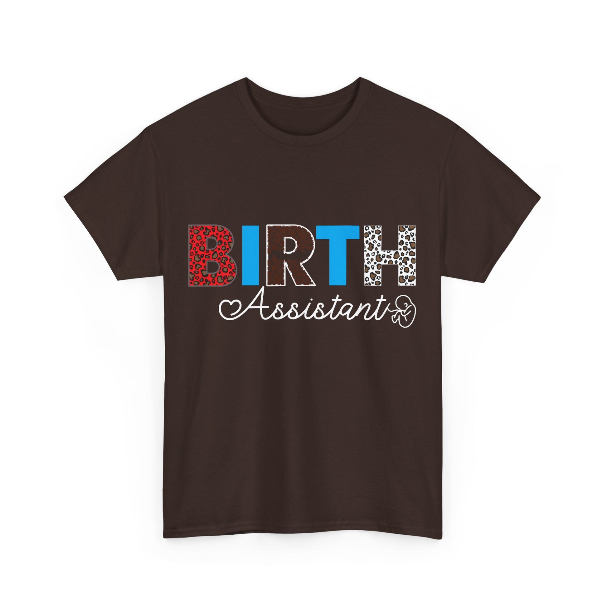 Camiseta de algodón grueso para asistente de parto