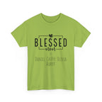 Camiseta de algodón grueso personalizada Blessed Mom en diferentes colores, ¡con los nombres de tus hijos! 