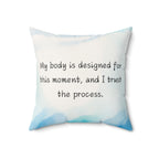 Birth Affirmation Pillow for Birthing Space
