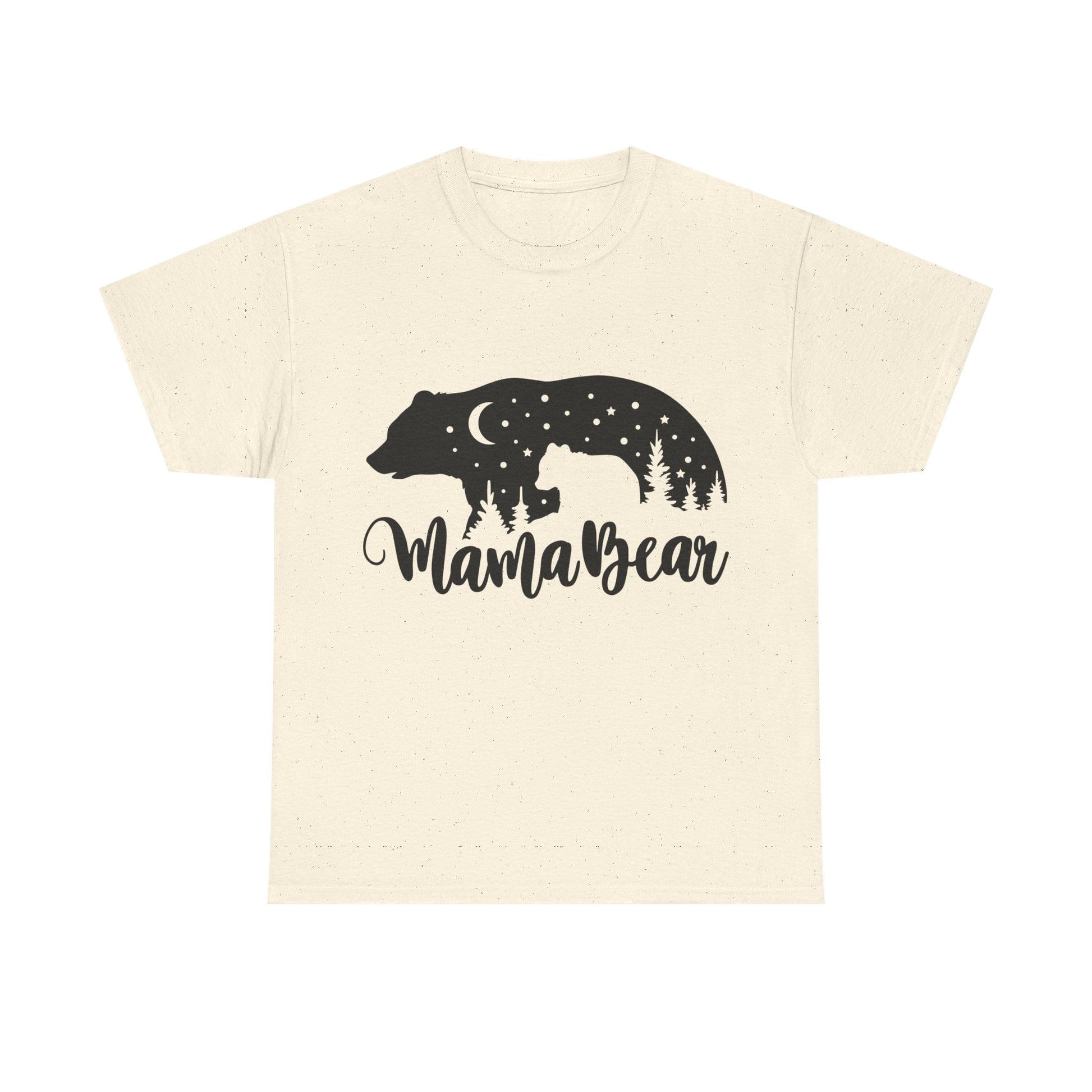 Camiseta de algodón grueso Mamá Osa 