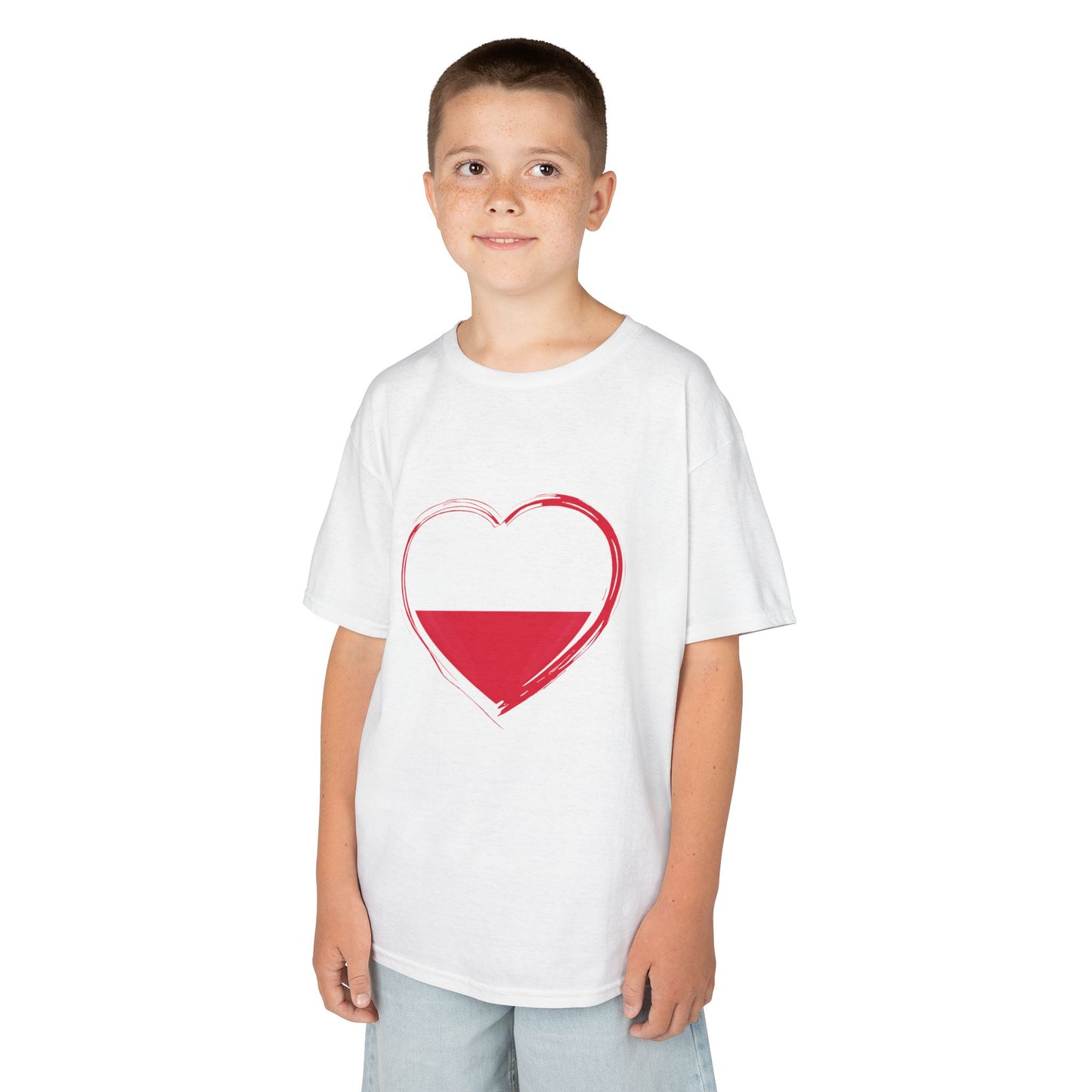 Kids Heavy Cotton™ Tee Polska Serce