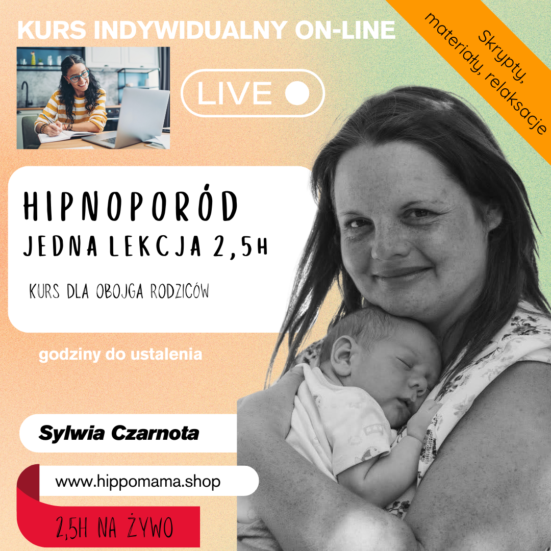 hipnoporód lekcja na żywo on-line