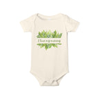 Infant Bodysuit - 'I Love My Mommy' with Lilies of the Valley