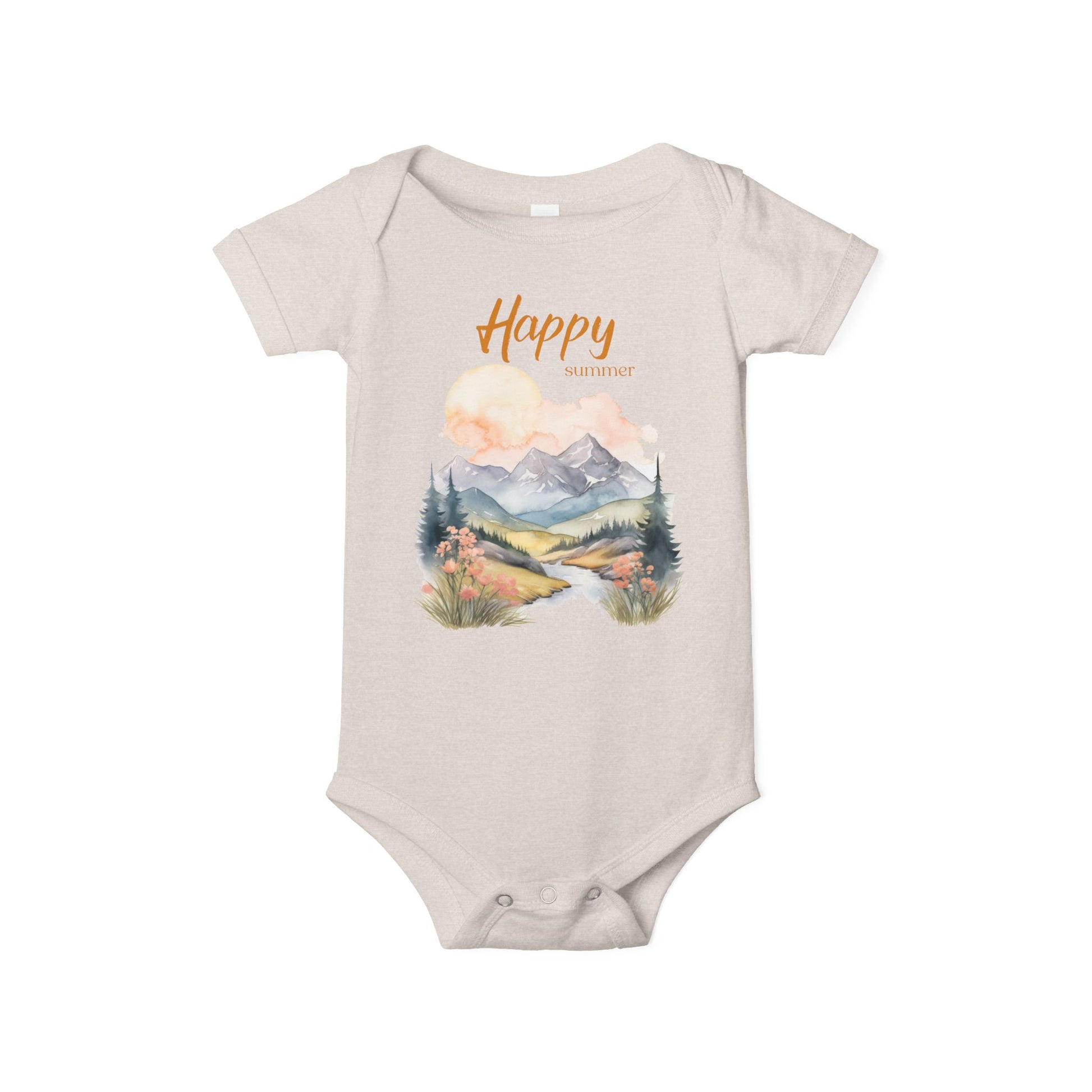 Infant Jersey One Piece Happy Summer