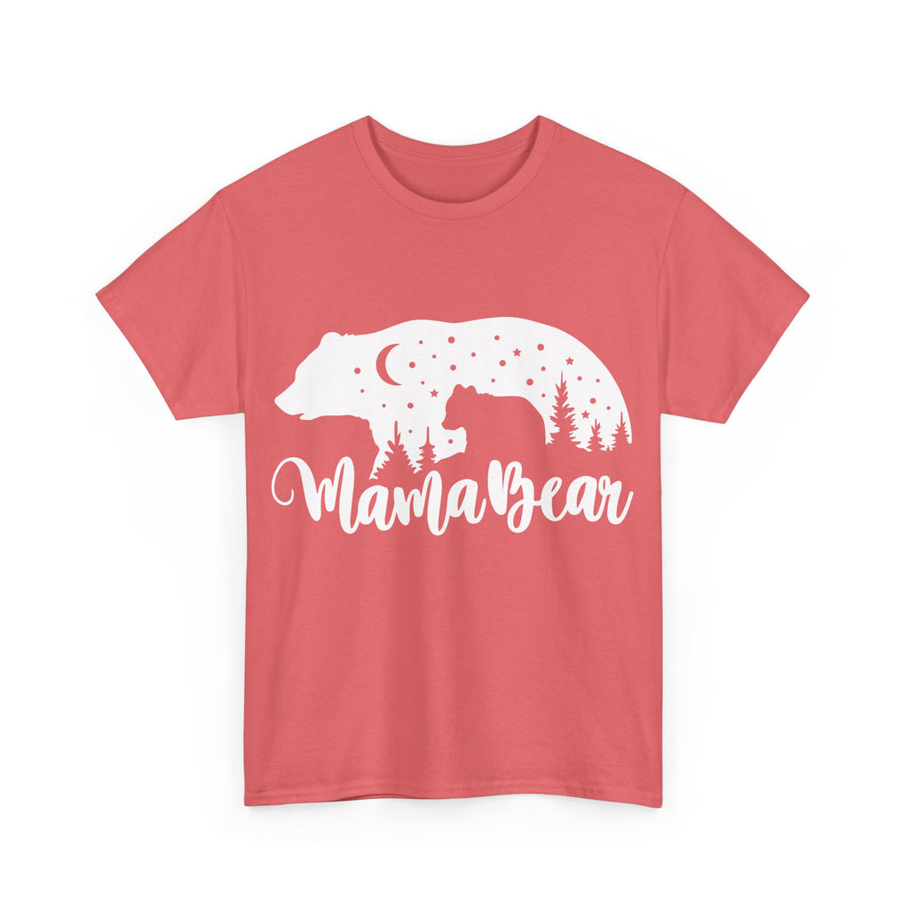 Camiseta de algodón grueso Mamá Osa 