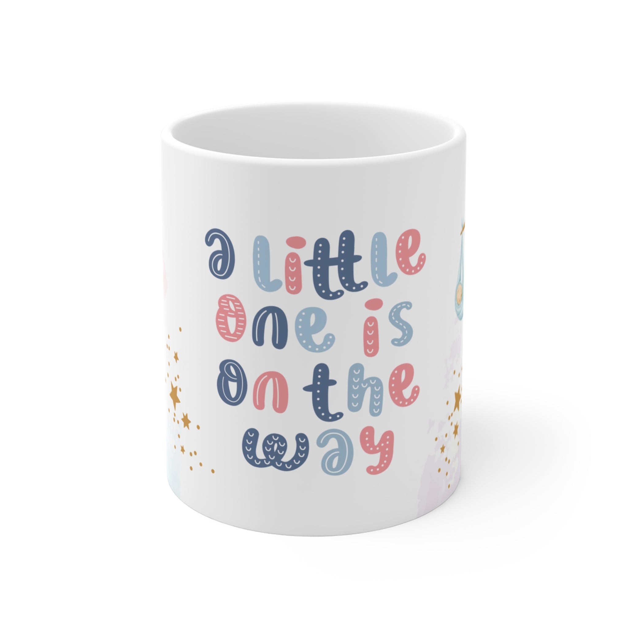 pregnancy announcement magic mug front