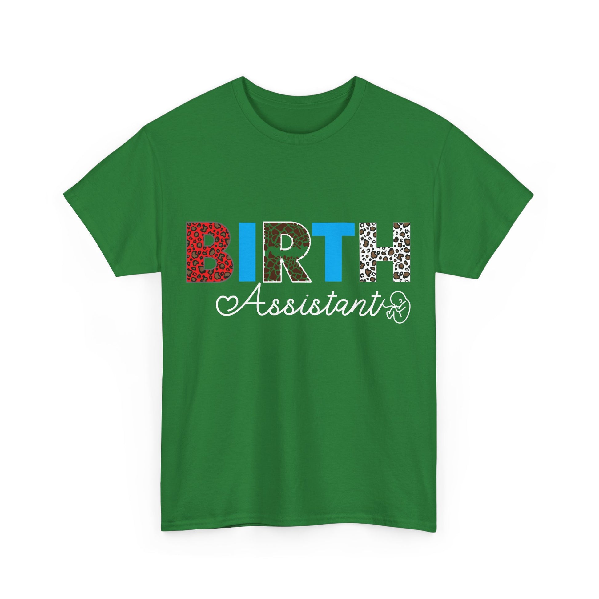 Camiseta de algodón grueso para asistente de parto