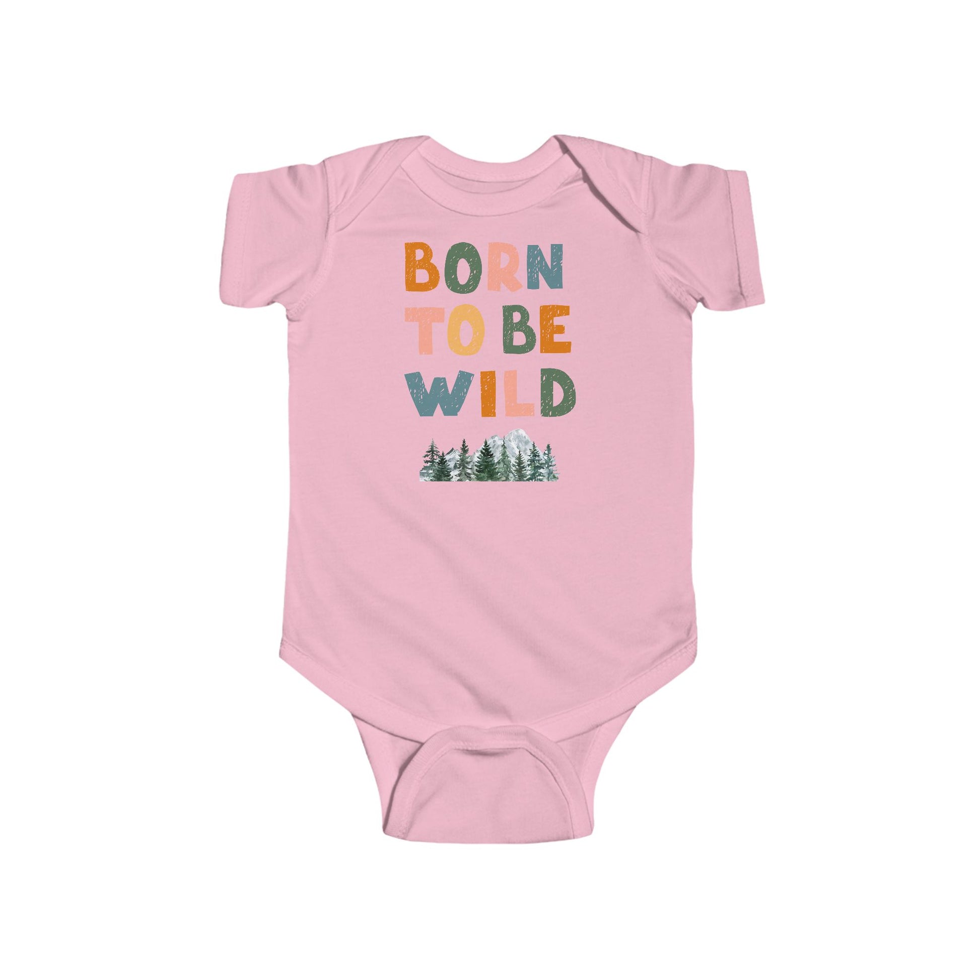 Nacido para ser salvaje | Body infantil de punto fino