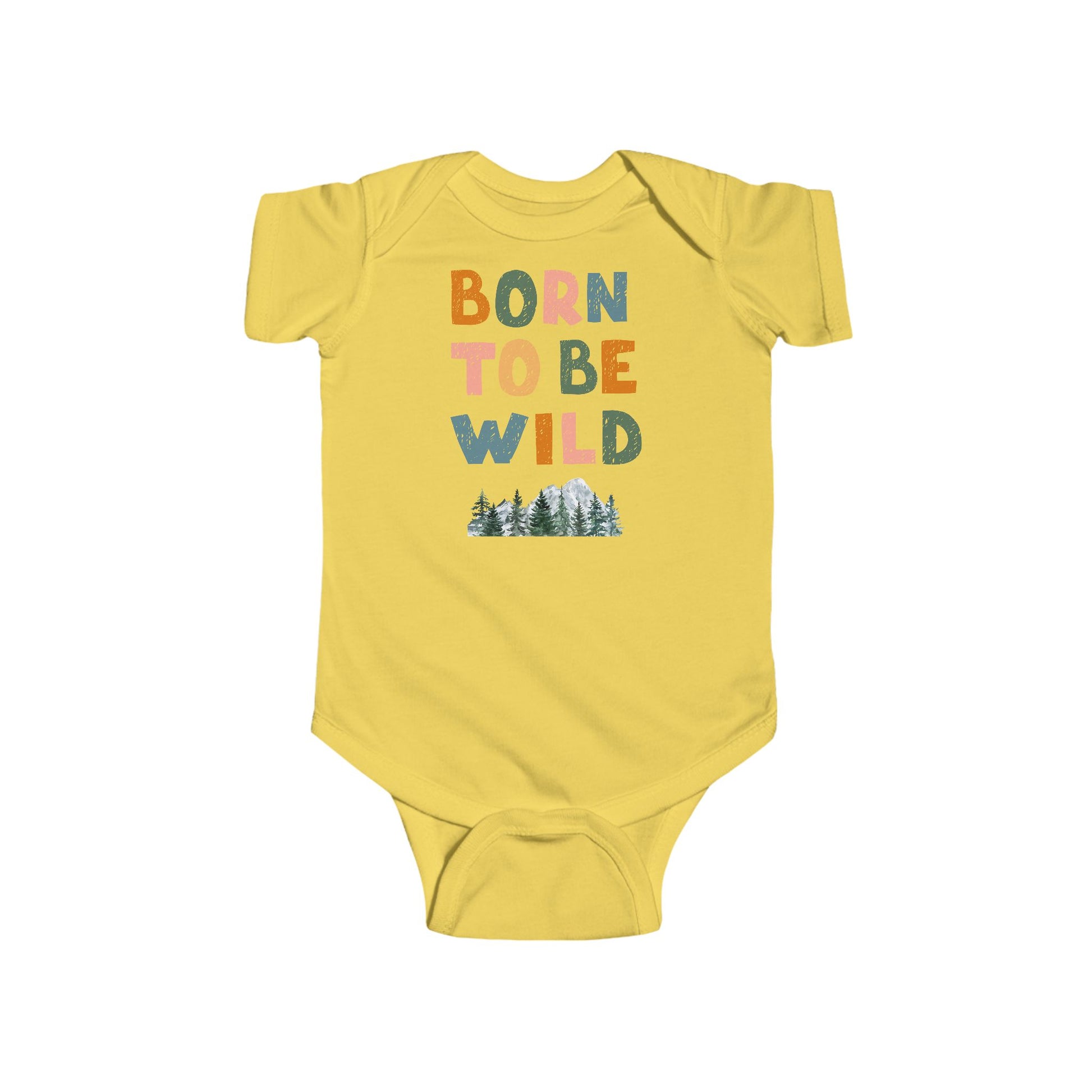 Nacido para ser salvaje | Body infantil de punto fino