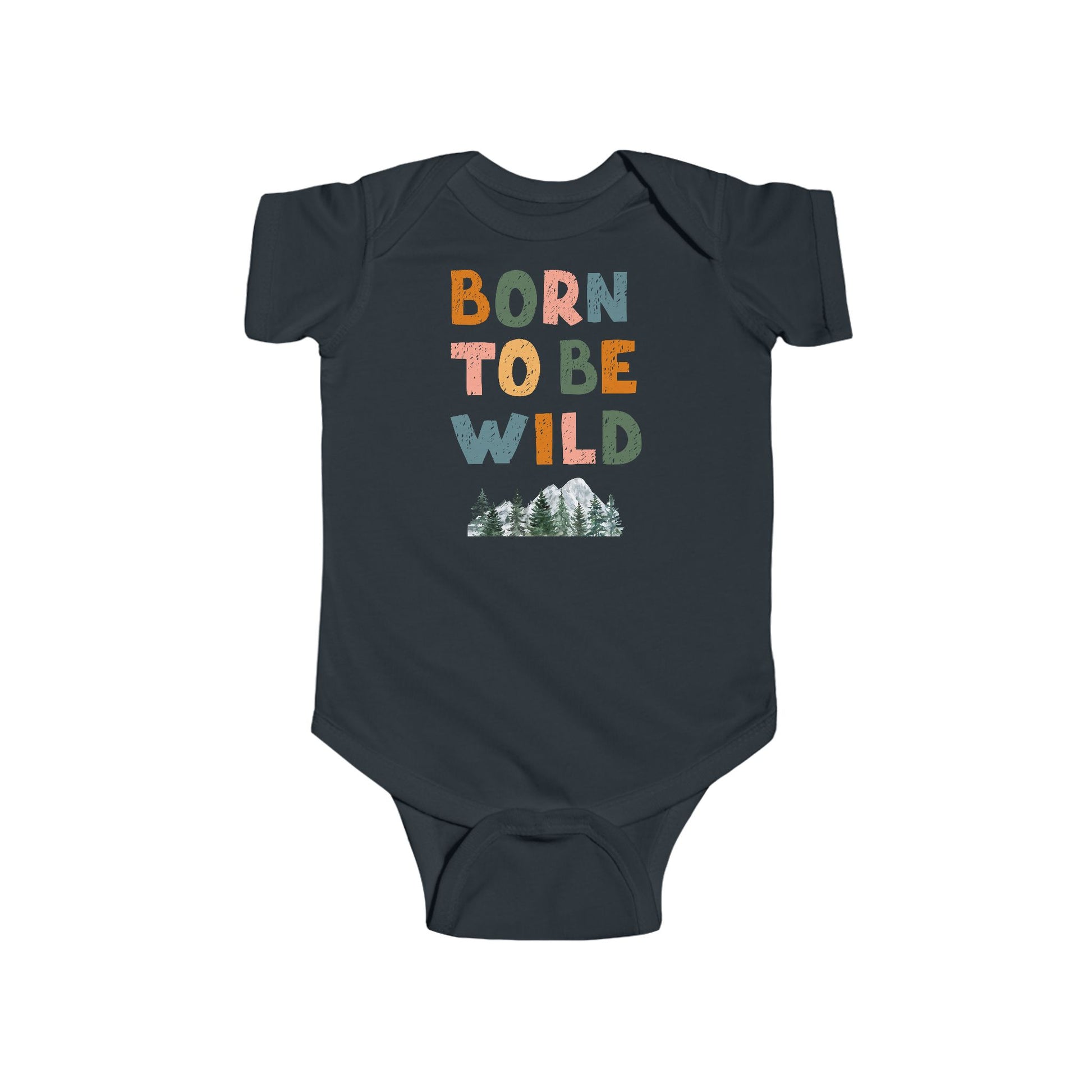 Nacido para ser salvaje | Body infantil de punto fino