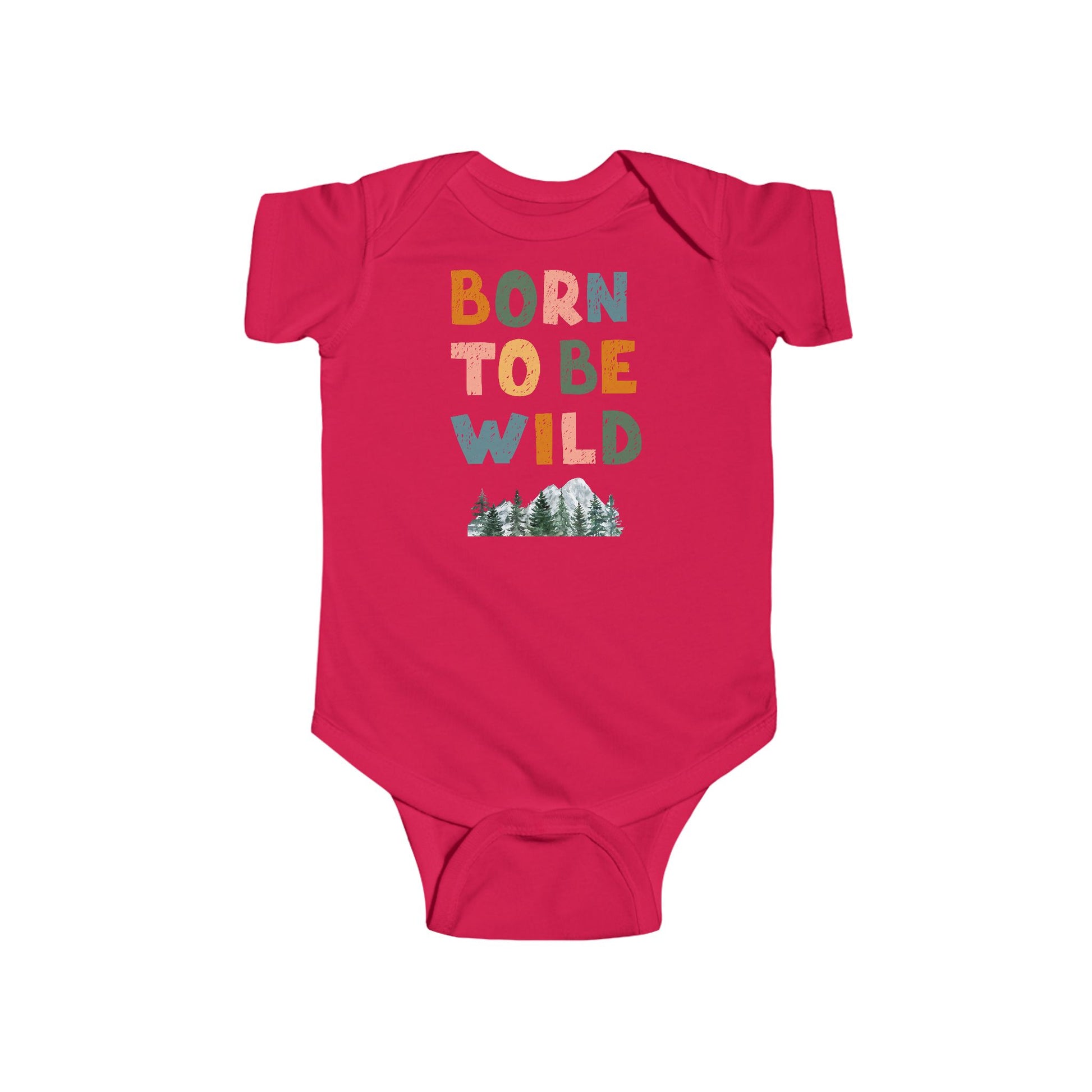 Nacido para ser salvaje | Body infantil de punto fino