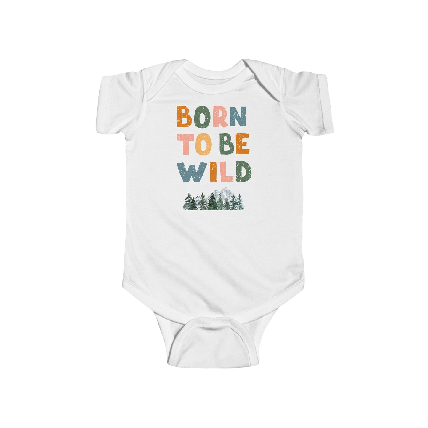 Born to be wild | Infant Fine Jersey Bodysuit