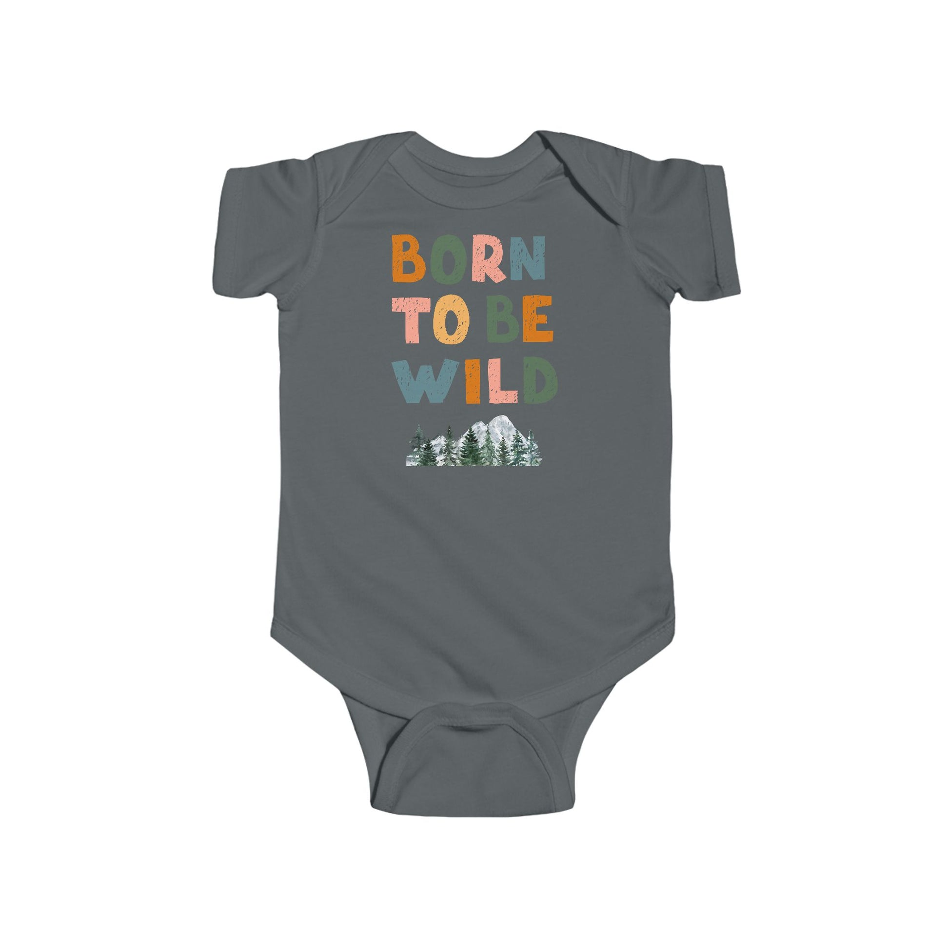 Nacido para ser salvaje | Body infantil de punto fino
