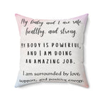 affirmation pillow for birth