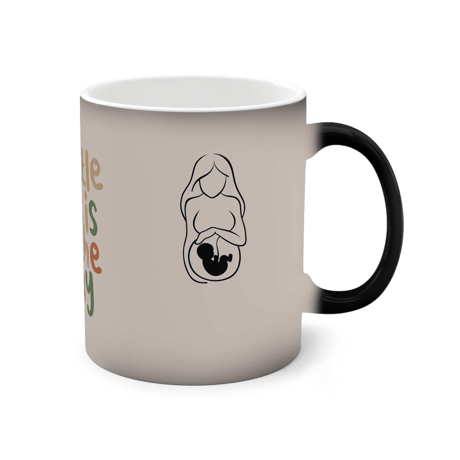 Pregnancy Announcement Color-Changing Mug