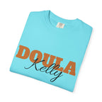 Personalized Doula Garment-Dyed T-shirt with your Name