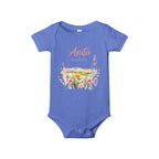 personalized bodysuit with a name and a date baby cute