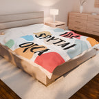 Velveteen Plush Blanket in Polish