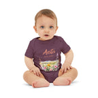 personalized bodysuit with a name and a date baby cute