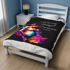 Pregnancy Affirmation Velveteen Plush Blanket