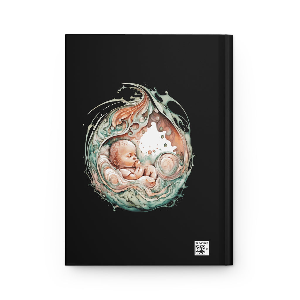 Hardcover Journal Pregnancy 2025 Black
