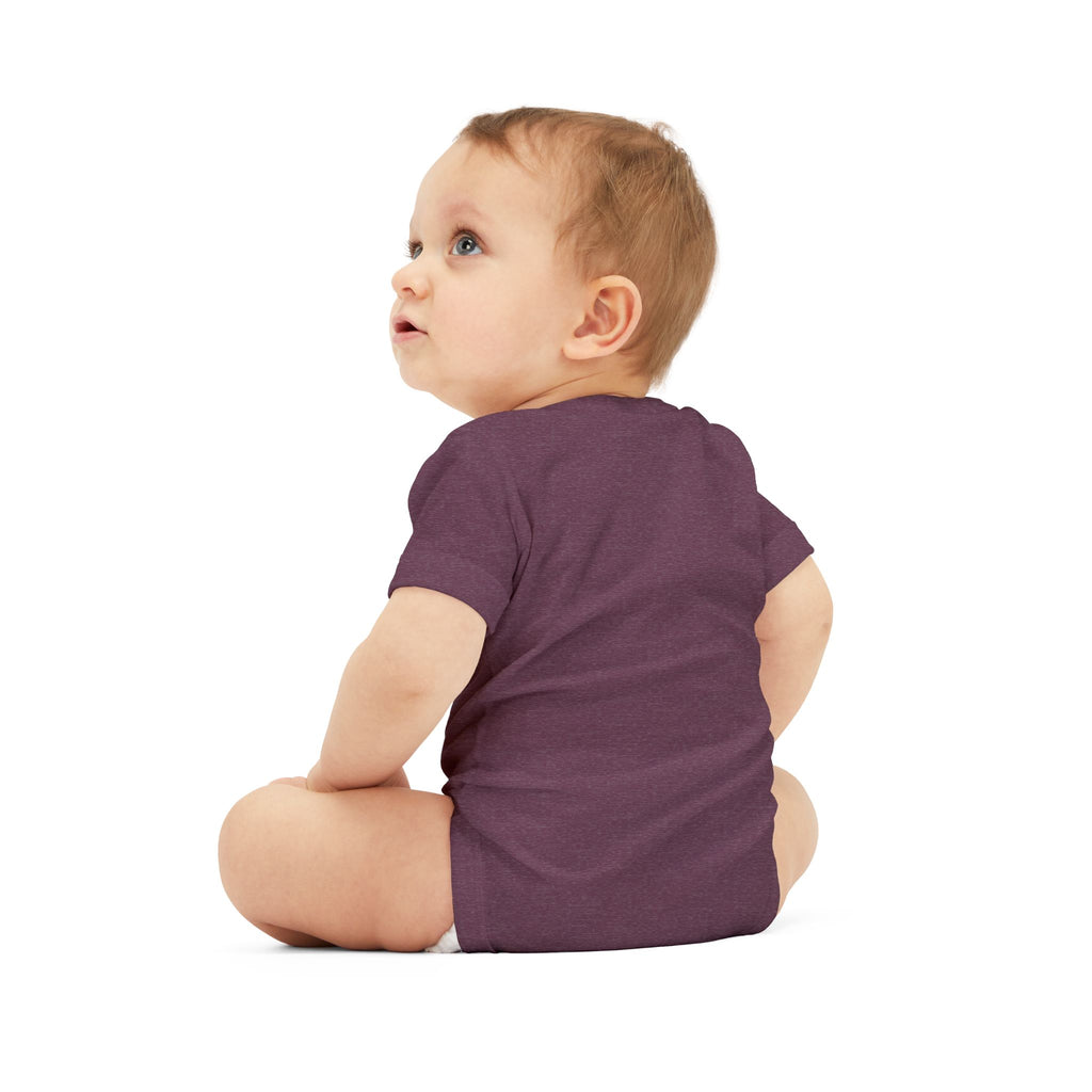 personalized bodysuit with a name and a date baby cute