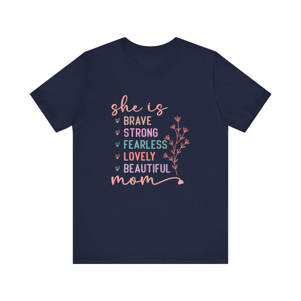 Camiseta de manga corta de jersey "Ella es mamá" | Canadá 