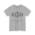 Camiseta de algodón grueso personalizada Blessed Mom en diferentes colores, ¡con los nombres de tus hijos! 