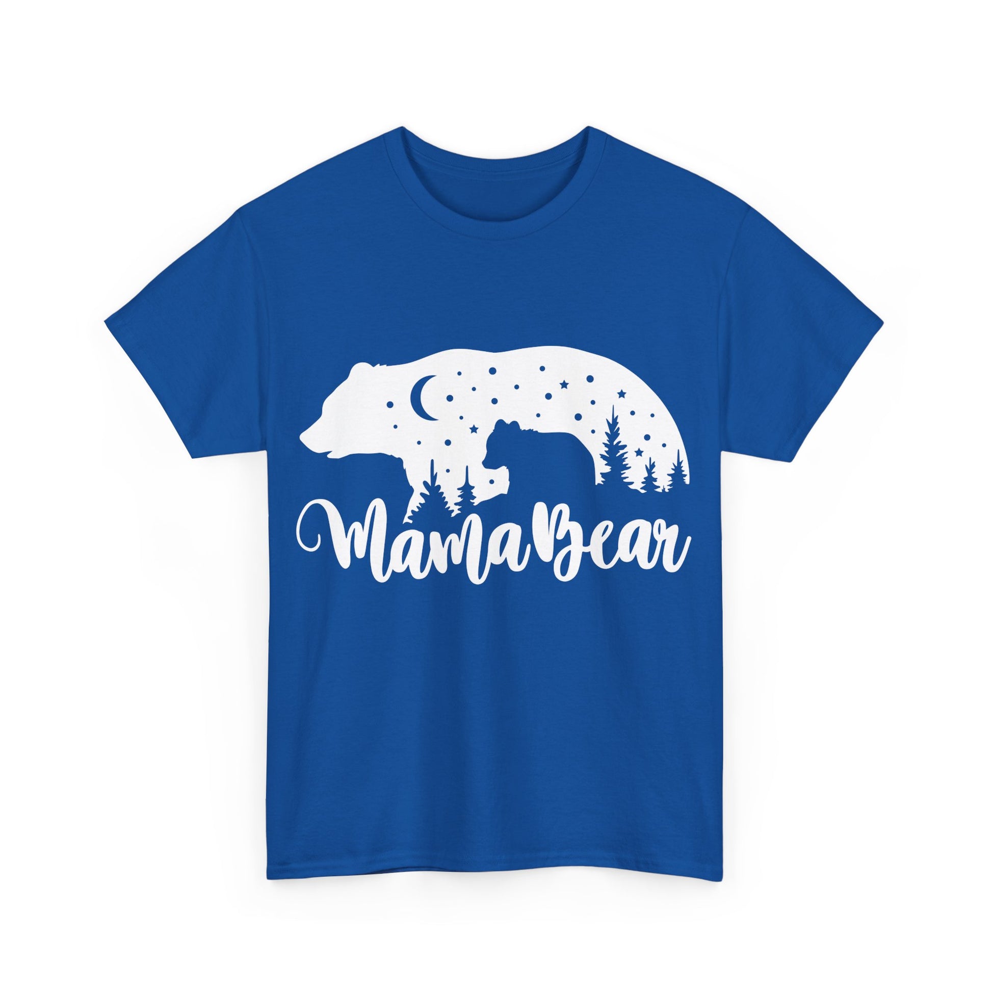 Camiseta de algodón grueso Mamá Osa 