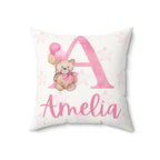 Almohada personalizada con el nombre del bebé