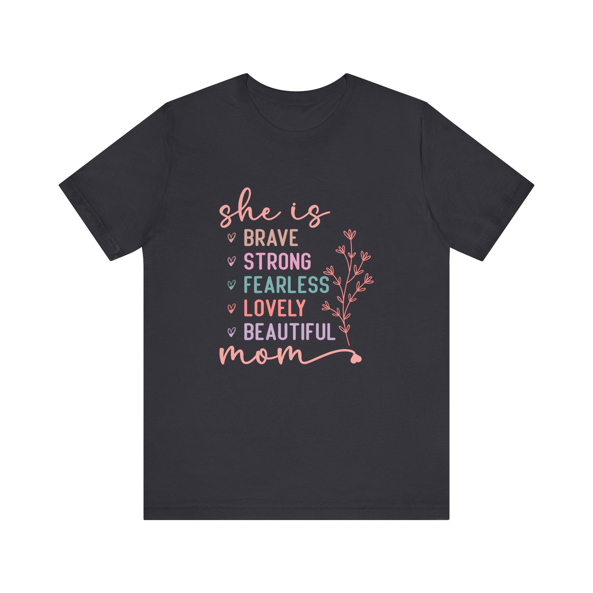 Camiseta de manga corta de jersey "Ella es mamá" | Canadá 