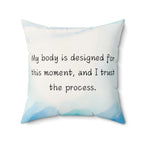 Birth Affirmation Pillow for Birthing Space