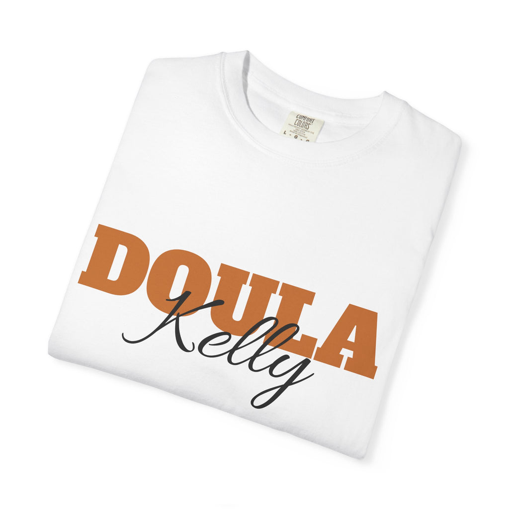 Personalized Doula Garment-Dyed T-shirt with your Name