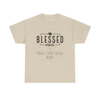 Camiseta de algodón grueso personalizada Blessed Mom en diferentes colores, ¡con los nombres de tus hijos! 