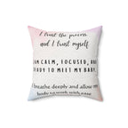 affirmation pillow for birth