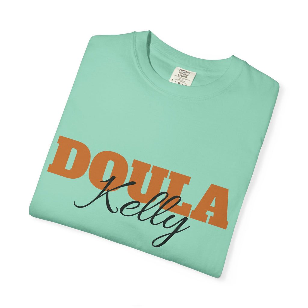 Personalized Doula Garment-Dyed T-shirt with your Name