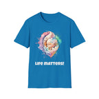 Life matters! Softstyle Pro-life Baby T-Shirt different colors available