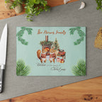 Personalized Glass Cutting Board for Christmas