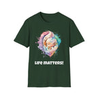 Life matters! Softstyle Pro-life Baby T-Shirt different colors available