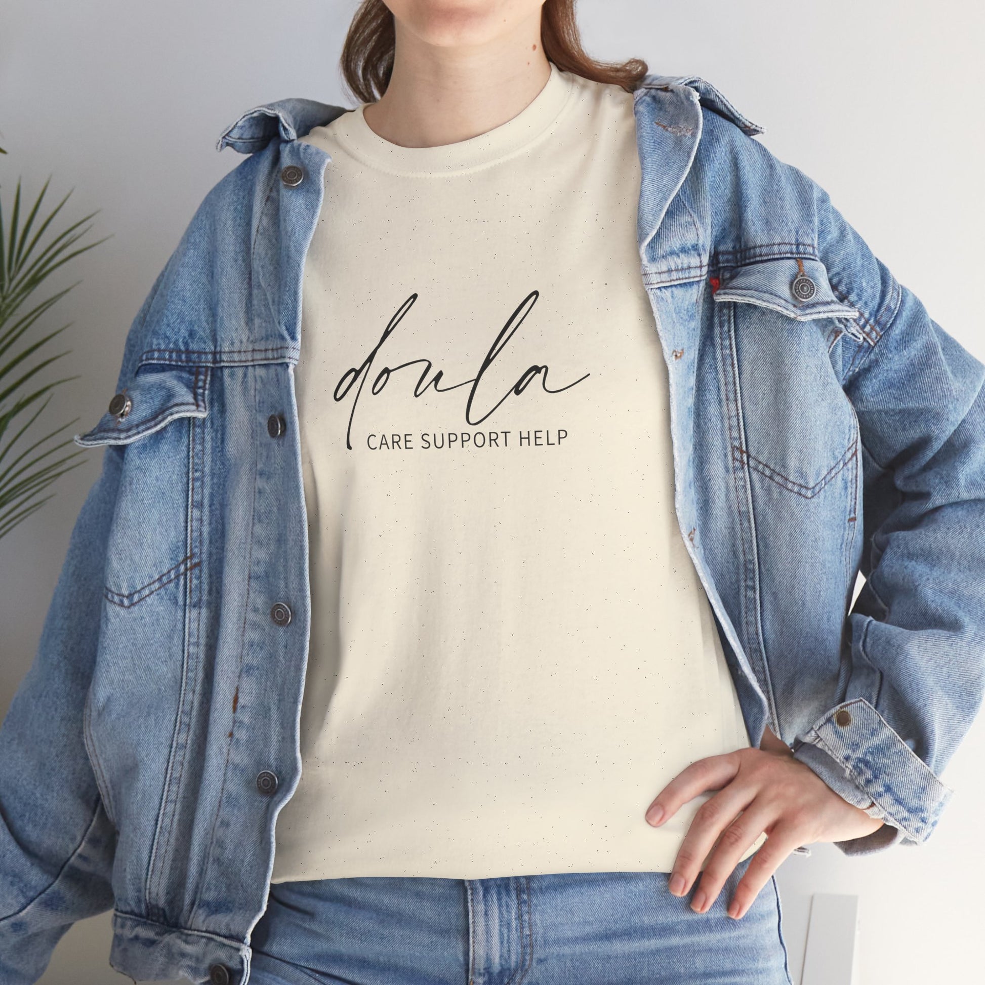 Doula Care Support Heavy Cotton Tee