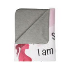 Pregnancy Affirmation Sherpa Blanket