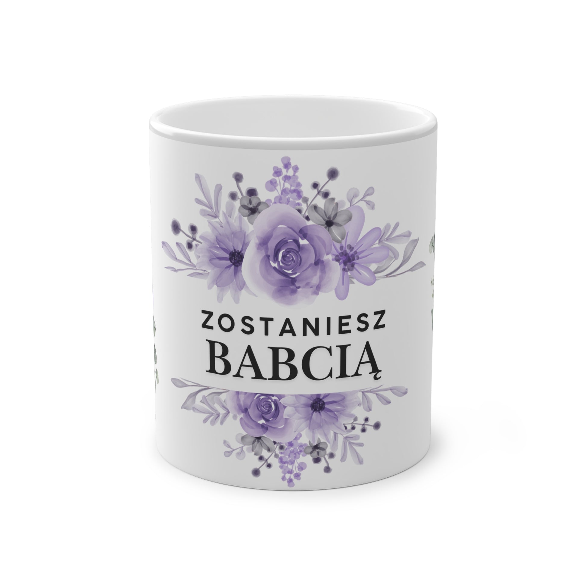 kubek zmieniający kolor dla przyszłej babci