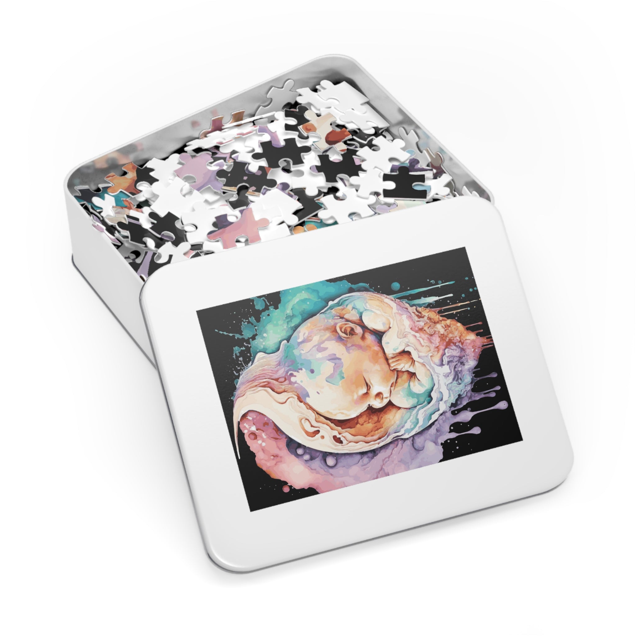 Baby Puzzle Jigsaw with Tin 250/500/1000/2000 pieces