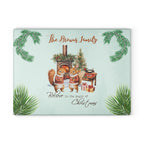 Personalized Glass Cutting Board for Christmas